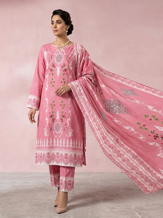 3Pcs Unstitched Marhaba Vol 03 Design 10