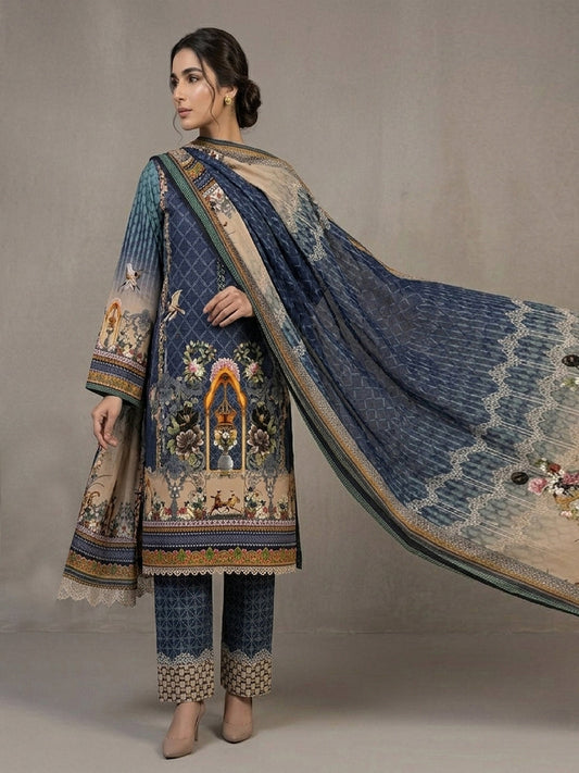 3Pcs Unstitched Marhaba Vol 04 Design 01