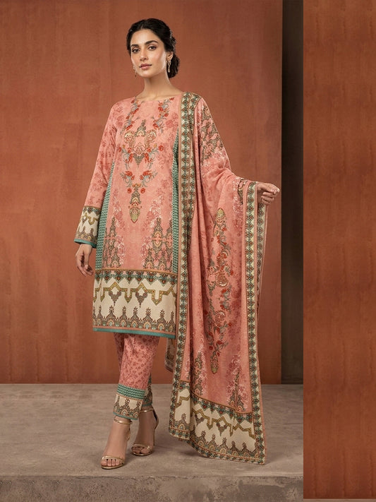 3Pcs Unstitched Marhaba Vol 04 Design 08