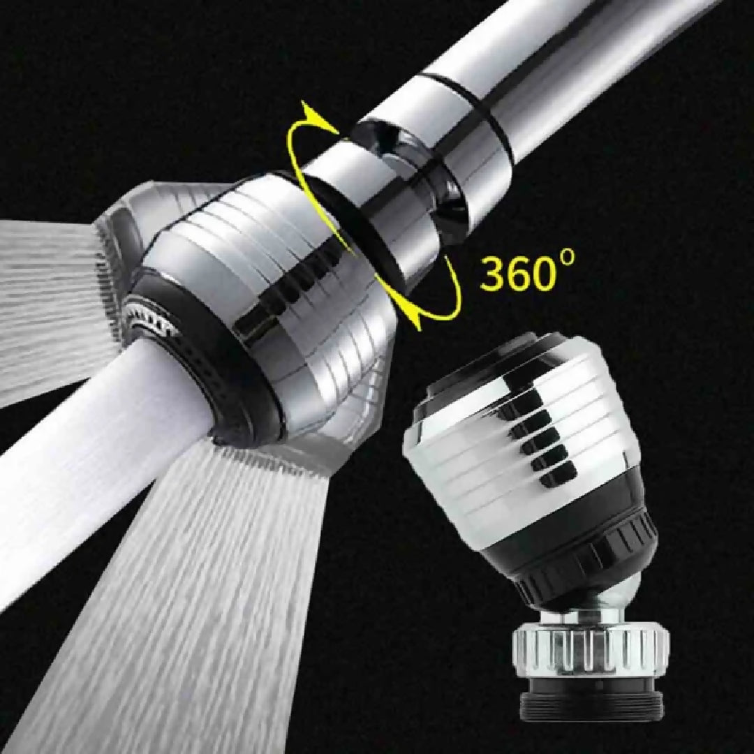 Pack of 2 Multifunctional 360 Water Faucet Kitchen Sink Faucet Sprayer Water Saving Aerator 360 Rotatable