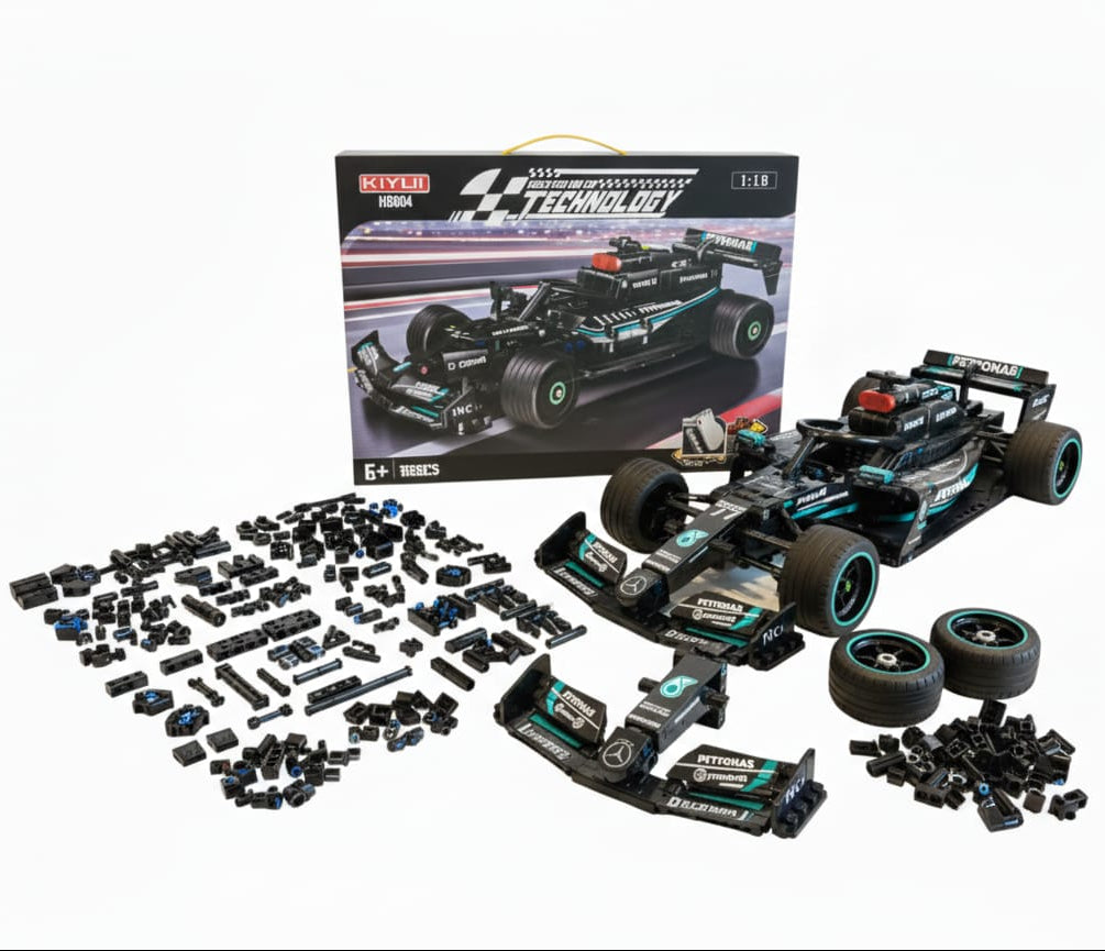 Formula Racing Car Building Blocks Set 1 18 Scale
