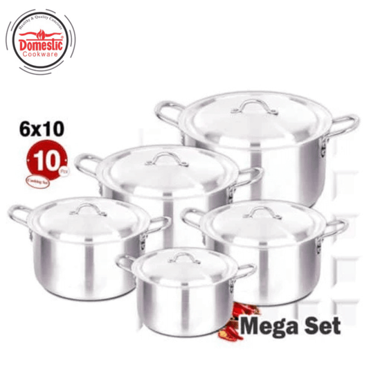 D 20F AL Cooking Set 6x10 Metal Finish