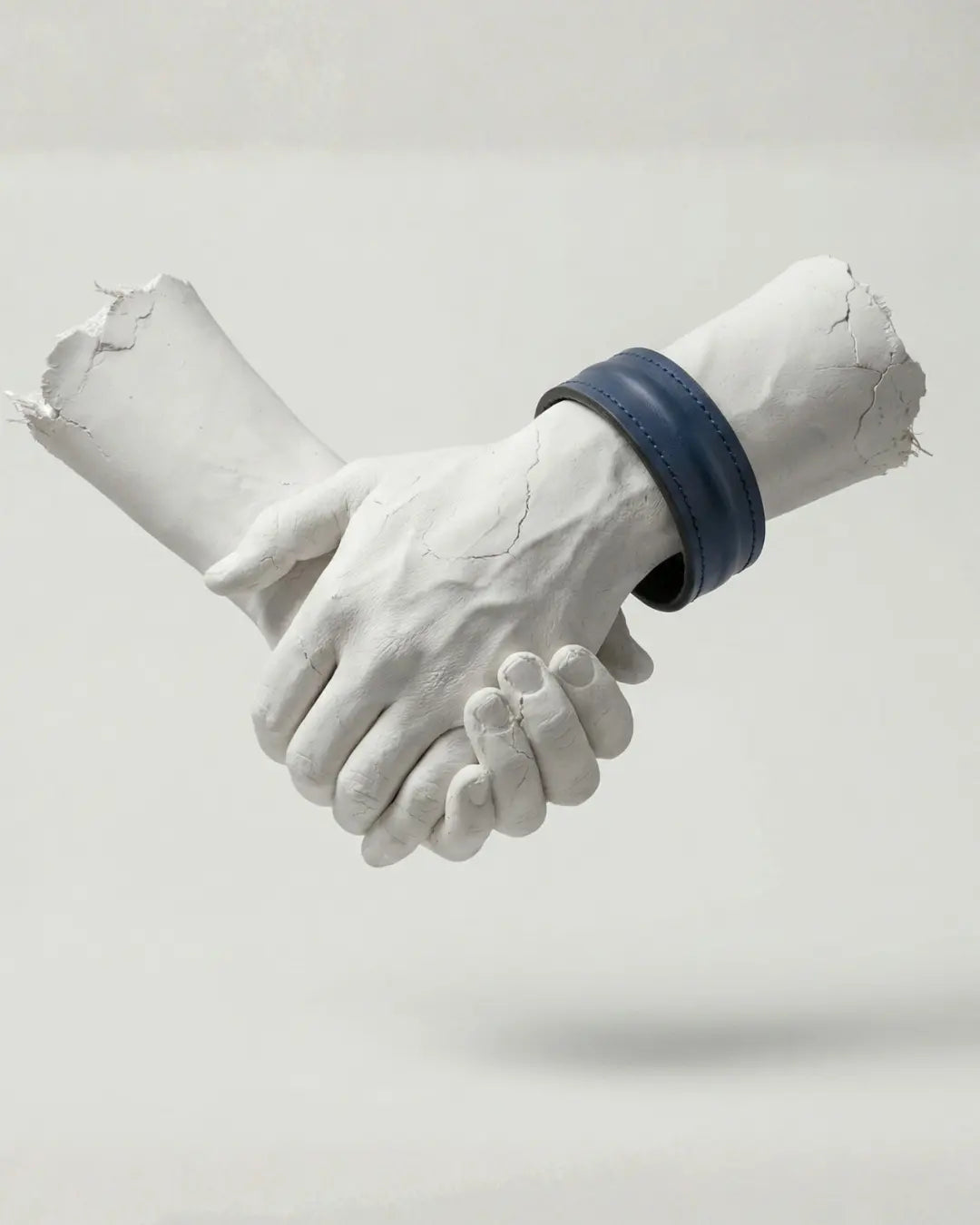 The Grit - Midnight Navy - Kara Style Leather Bracelet / Leather Cuff