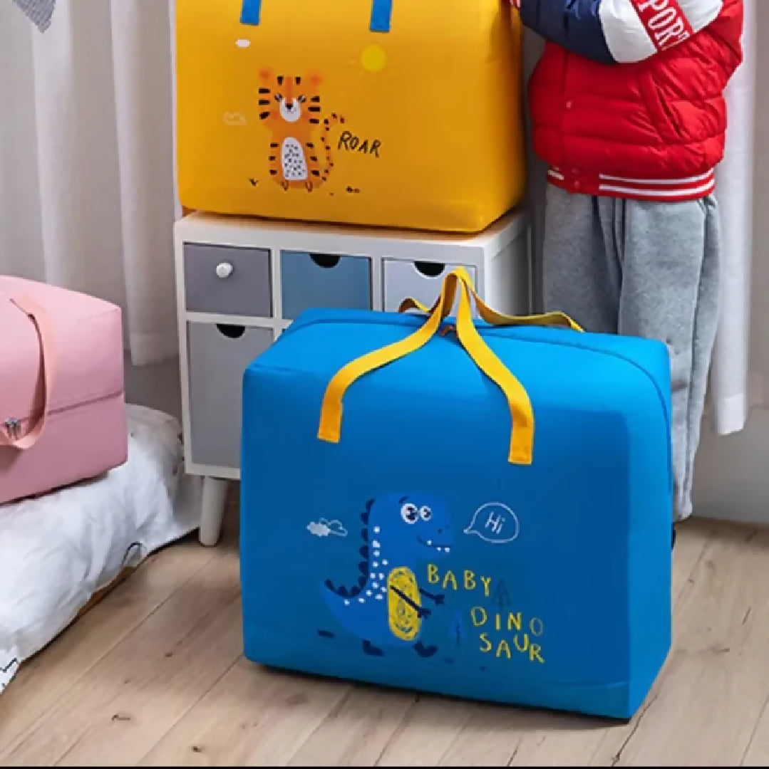 Baby Dinosaur Cloth Organizer and Storage Handbag Portable - Only Blue Color Available
