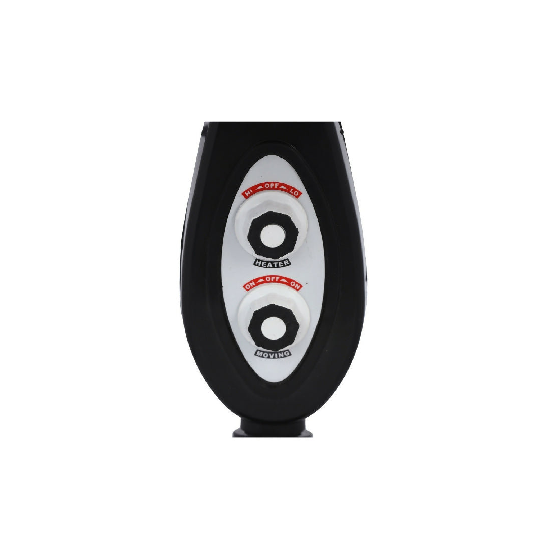 Electromax Portable Oscillating Heater with Thermostat and Overheat Safety - Movable Fan Heaters with 2-Year Warranty