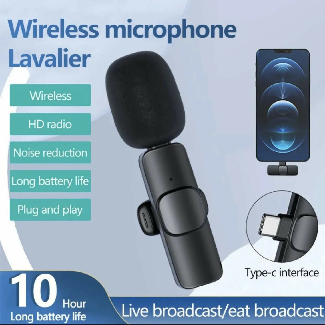 Wireless MIC K8 MICROPHONE Vlogging Mic With Microphone Accessories Video For Type C Android IOS Lightining 3 5mm Jack