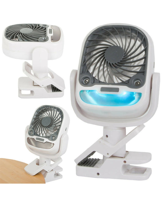 Desk fan standing stick air humidifier USB RGB 2in1