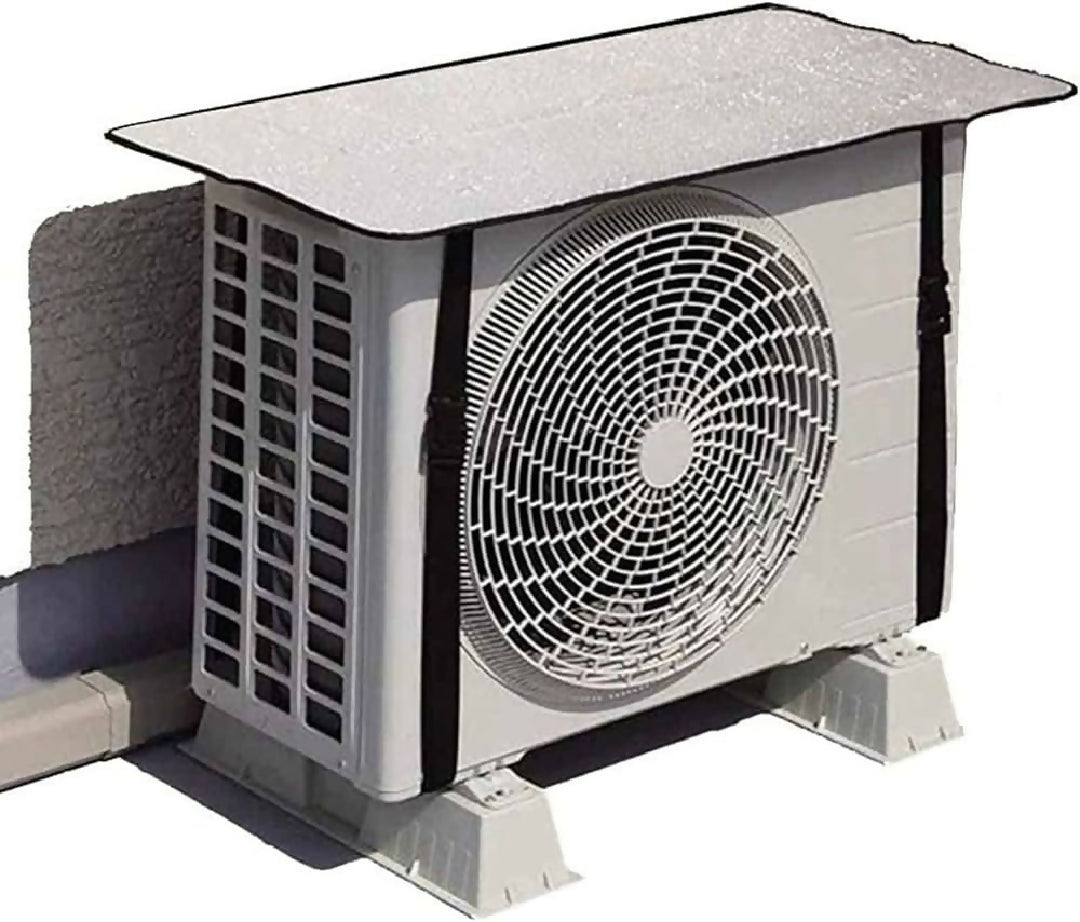 Ac Outdoor Unit Protector Heat Insulation Sunlight Shade Protector from Dust With Adjustable Buckle Rain Cover Air Conditioner Cover