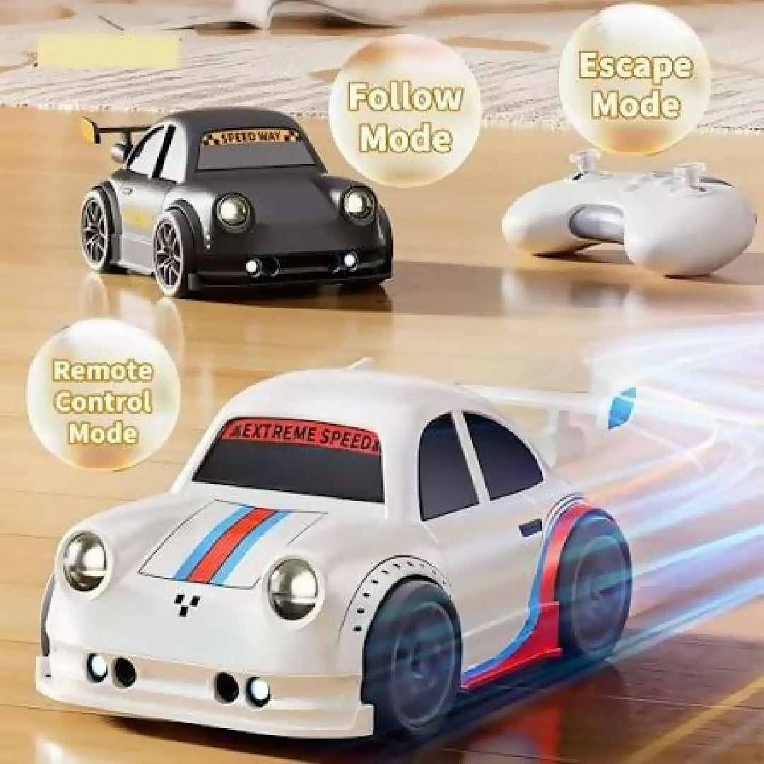 Induction Remote Control Car 3 Modes Follow Escape Drift Sound Light