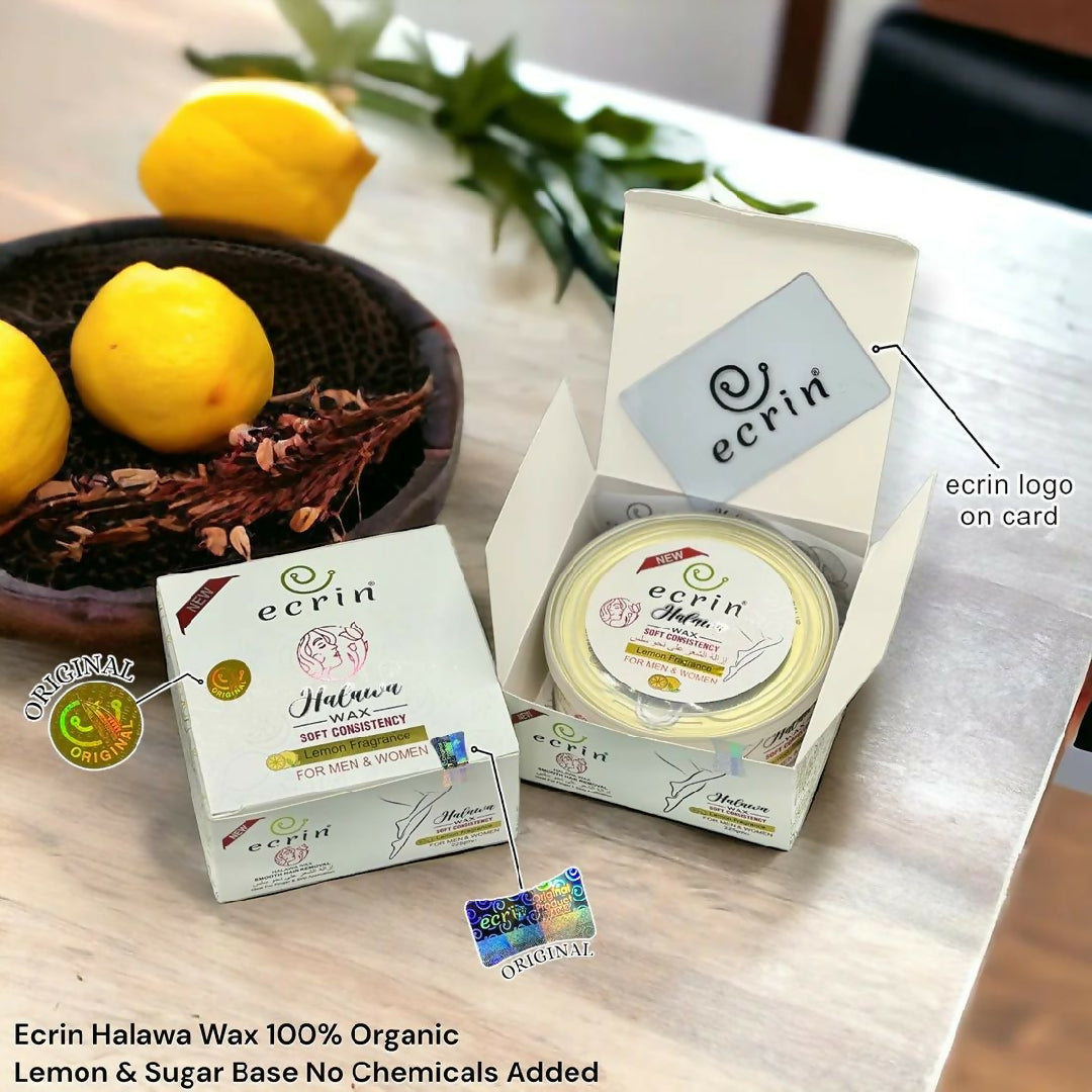 Ecrin Organic Halawa Wax 100 Lemon Sugar Base
