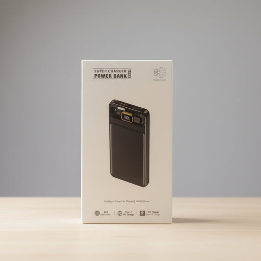 Ultra Slim 10000mAh Fast Charging Power Bank LED Digital Display And PD 22 W Super Fast Charge