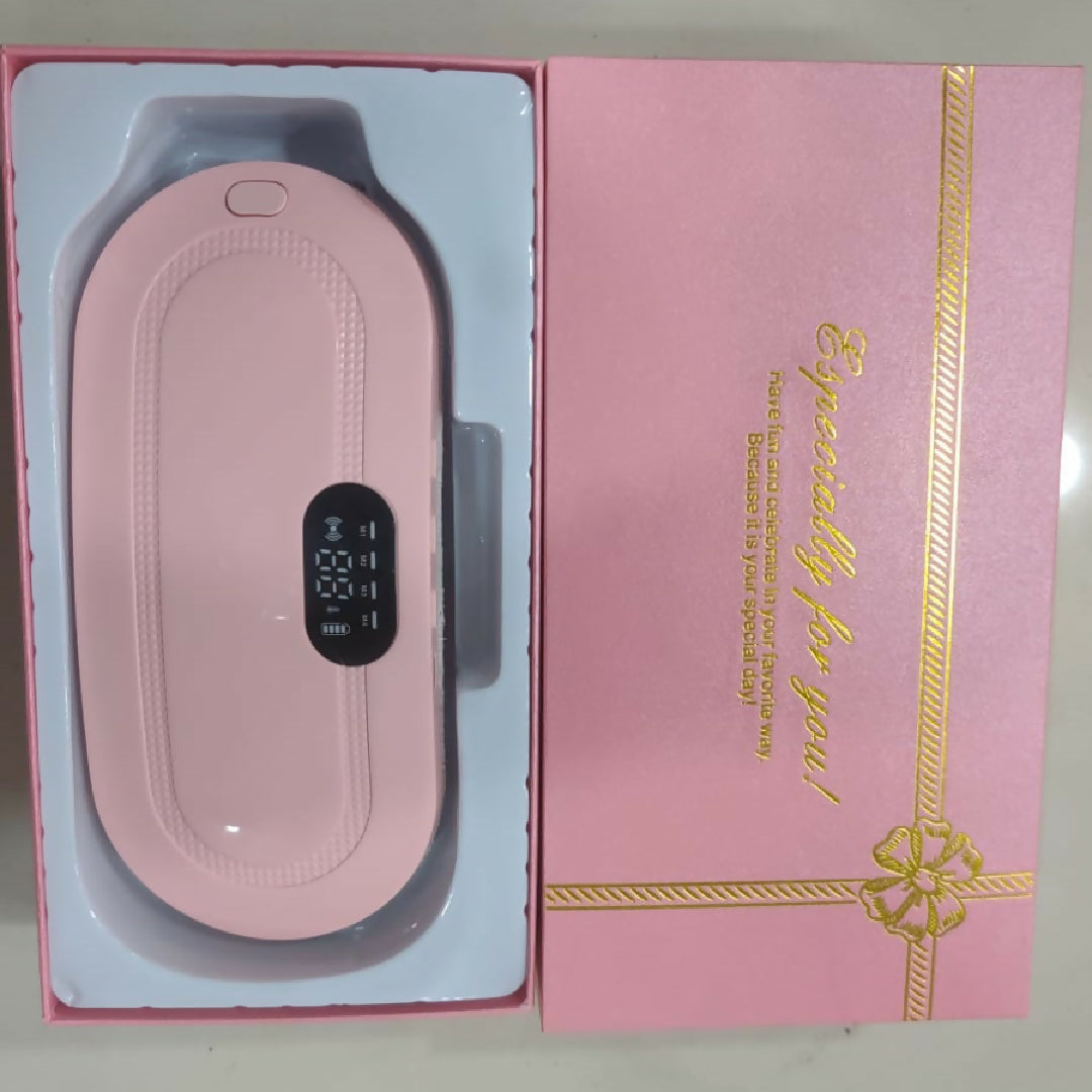 Period Cramp Relief Belt Portable Menstrual Heating Pad Heated Belly Belt For Menstrual Cramp Relief With 3 Heat Levels And 4 Modes Electric Belt Massage For Women And Girls