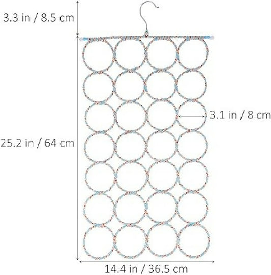 28 Holes Scarf Hanger - Tie Hanger - Belt Hanger