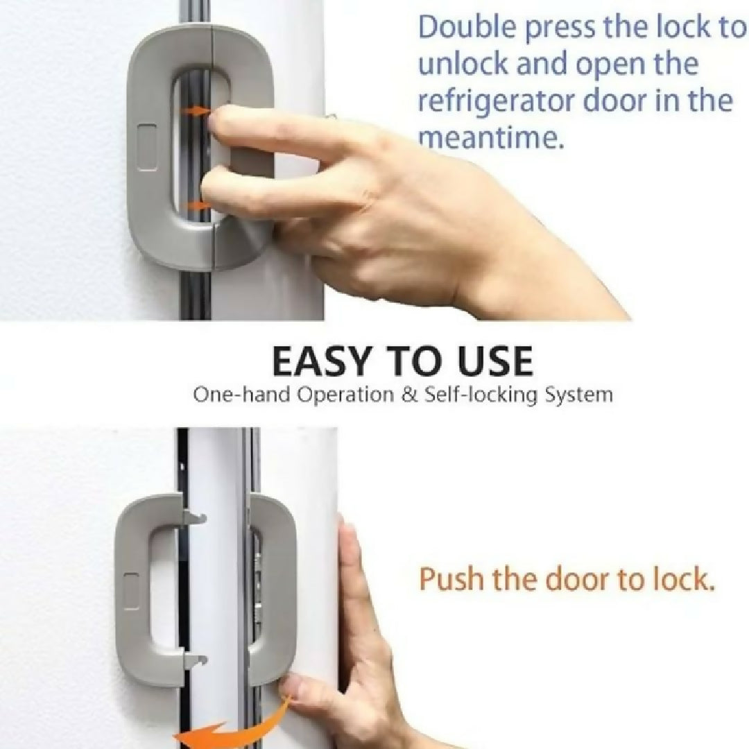 Refrigerator Door Lock Baby Safety No Drill Lock