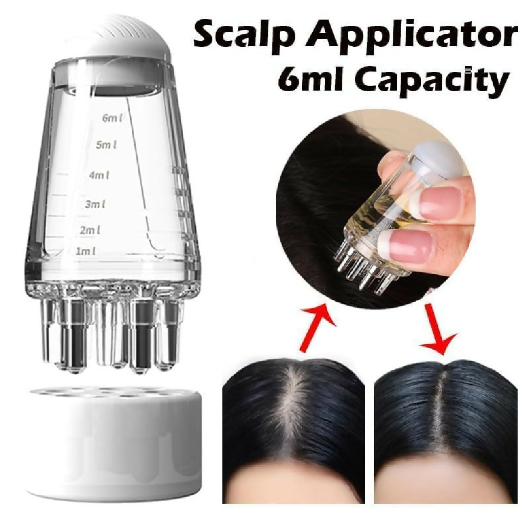 Oil Applicator - Scalp Hair Comb Oil Applicator - Portable Mini 6ml