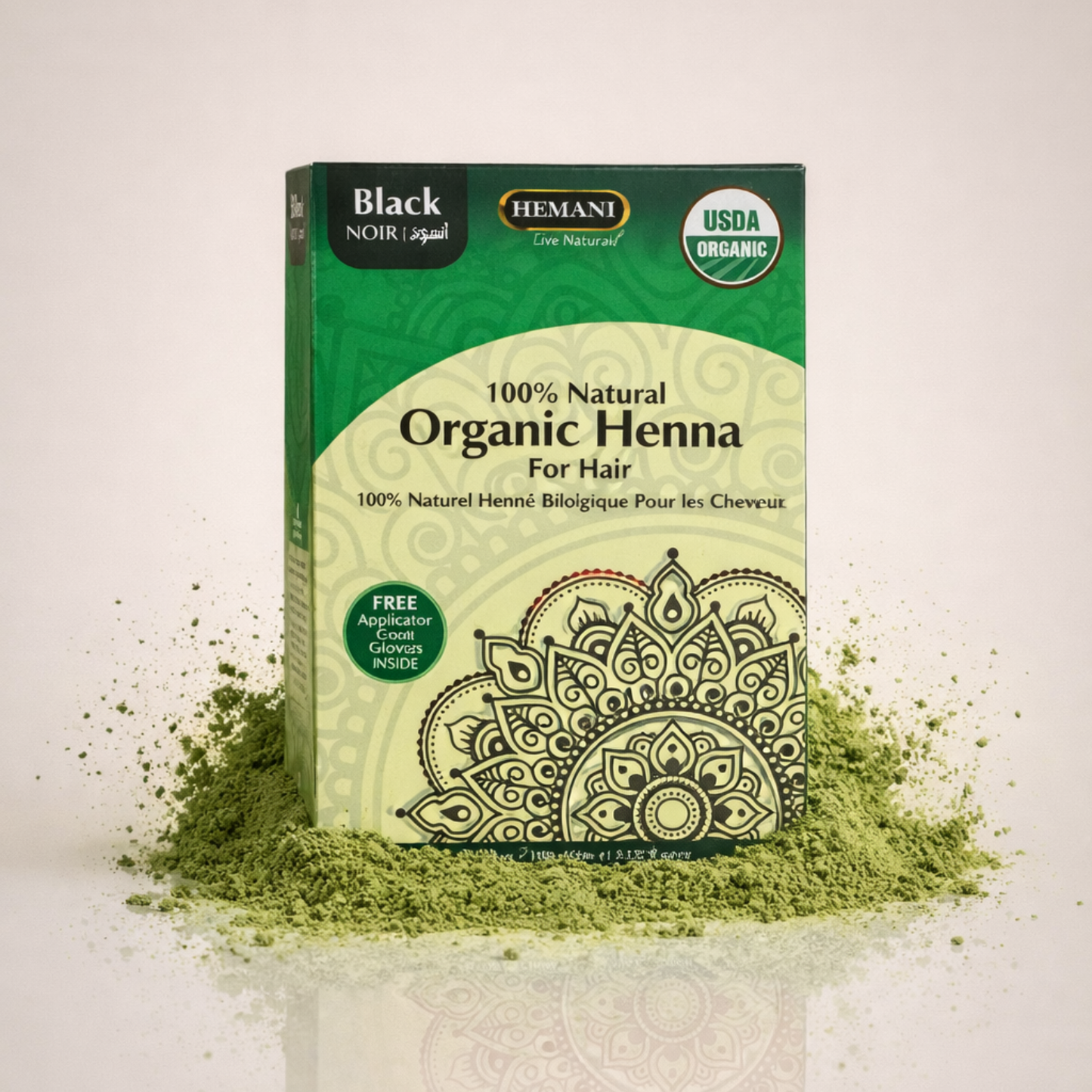 Organic Henna for Hair 100g - Black
