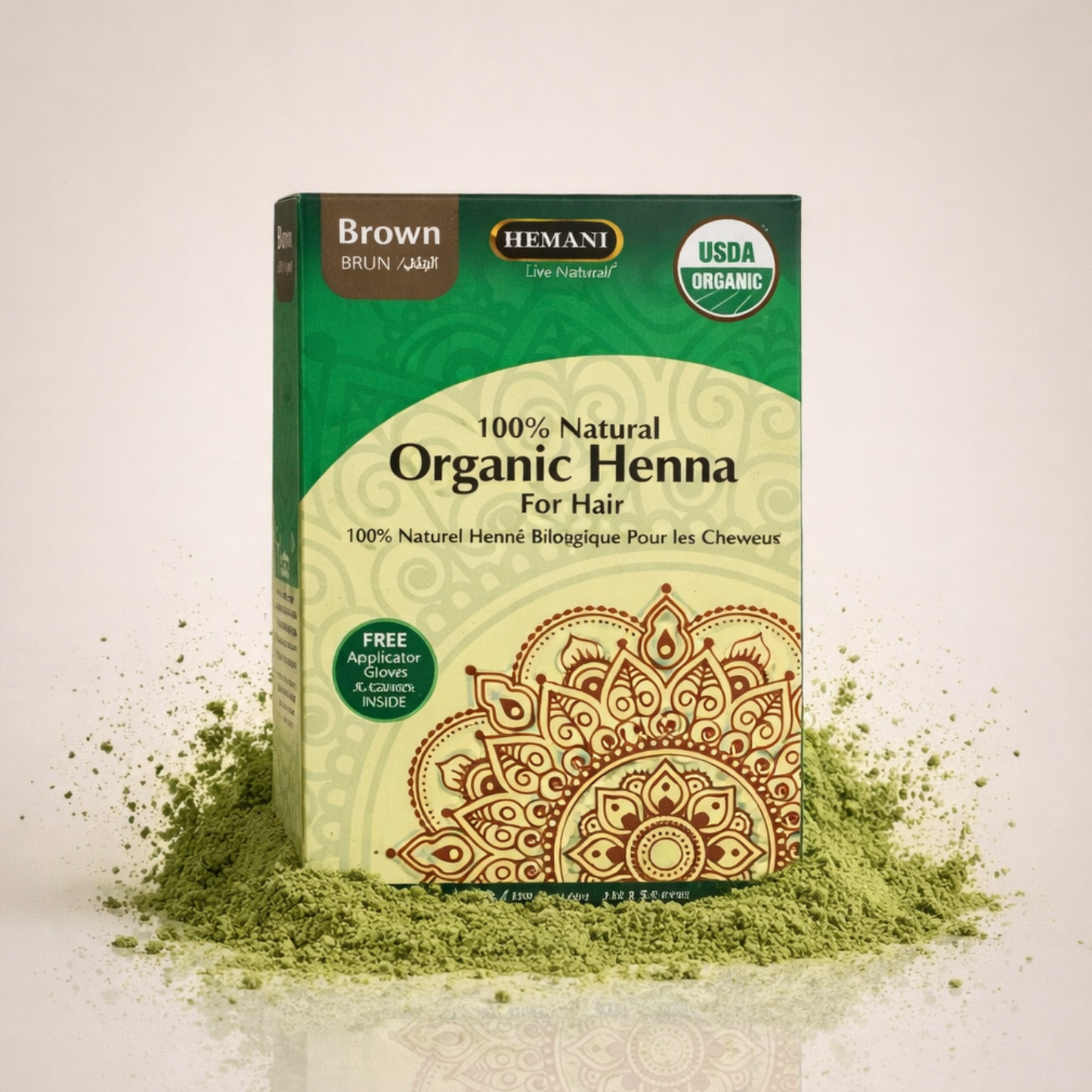 Organic Henna for Hair 100g - Brown