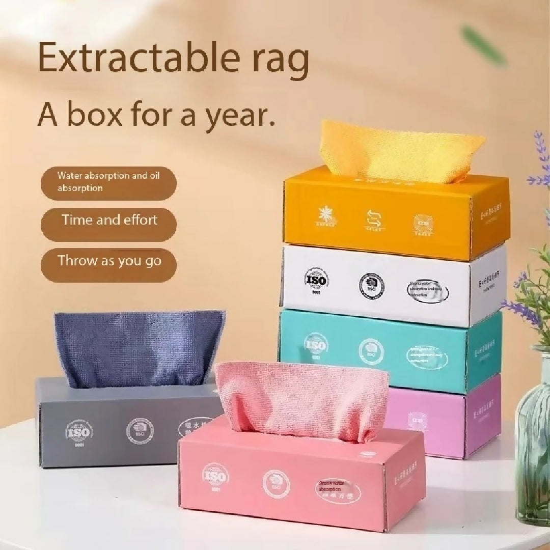 Microfiber Cleaning Cloth Pack of 20 - Tissue Box Packing - Multi-Purpose Cloths