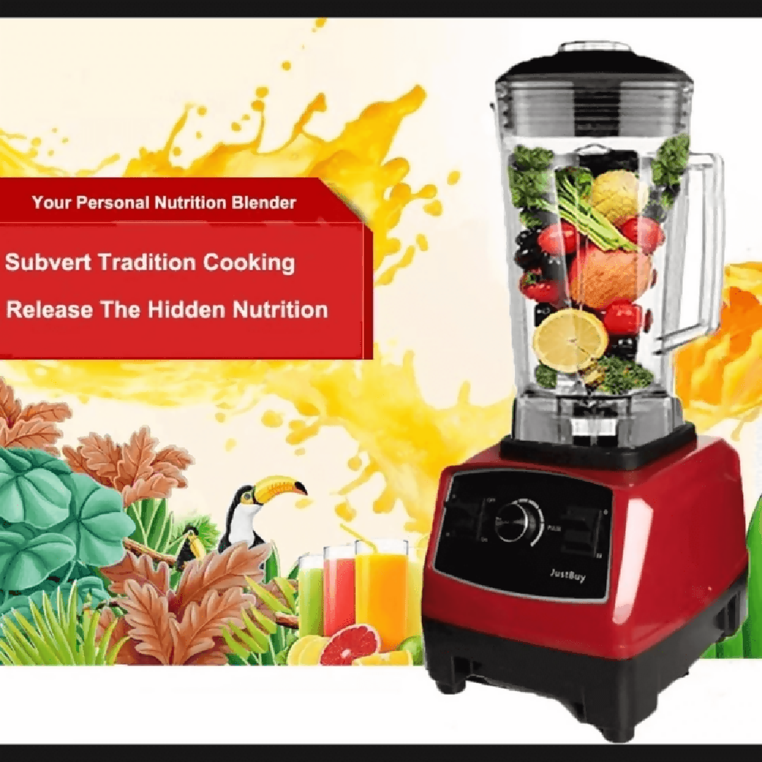2-in-1 German Technology SC-1589 Juicer - Blender and Dry Mill Jar - 2-5 Liter Capacity
