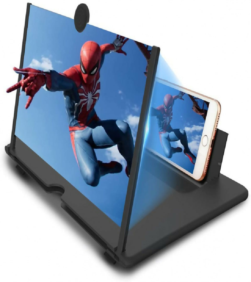 F3 Mobile Screen Magnifier - Enlarged Mobile Screen Amplifier Large Screen Eyes Protection - Size 8 Inch - Random Color
