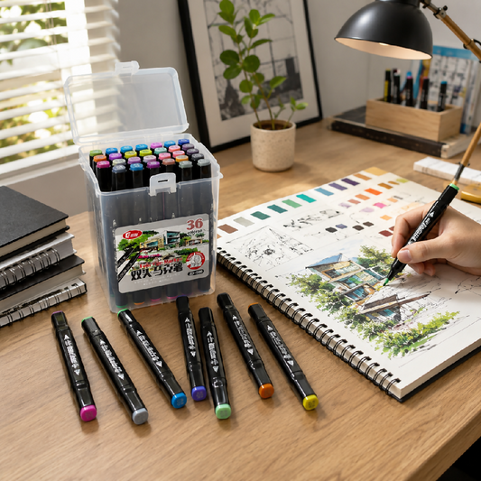 Marker Colour Kit 36 pcs