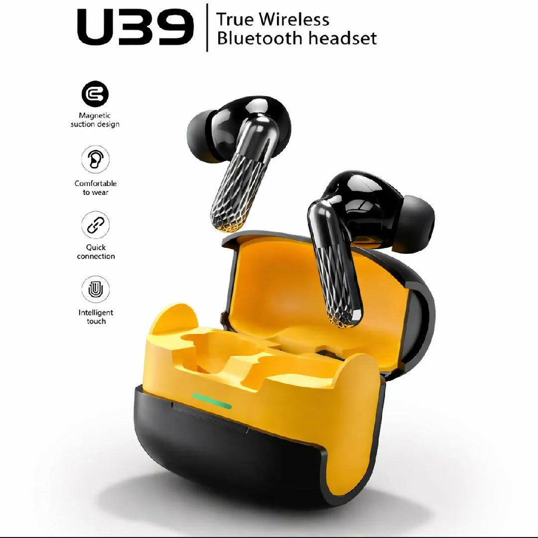 Original U39 Wireless Earbuds Bluetooth High Bass Noise Reduction
