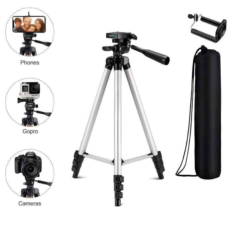 330A Multi-Functional Professional Lightweight Portable Tripod Stand For Mobile Phones And Cameras