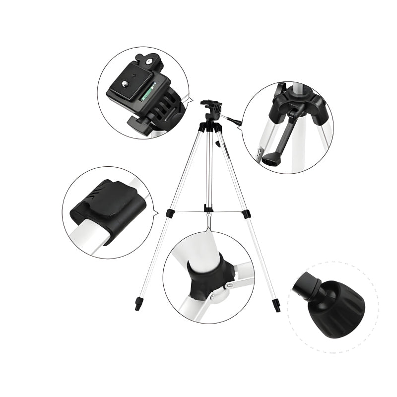 330A Multi-Functional Professional Lightweight Portable Tripod Stand For Mobile Phones And Cameras