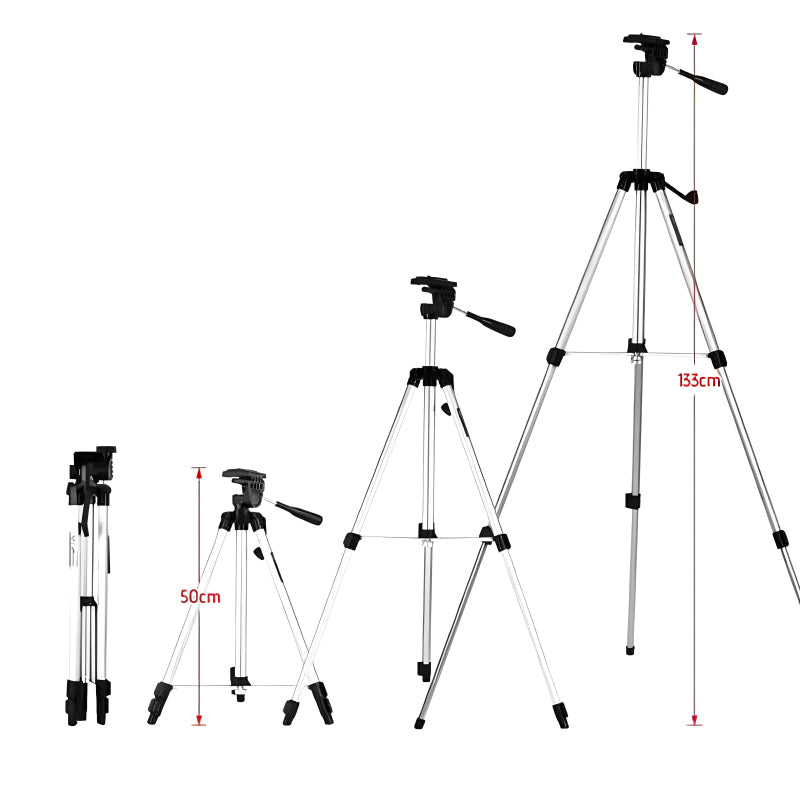 330A Multi-Functional Professional Lightweight Portable Tripod Stand For Mobile Phones And Cameras
