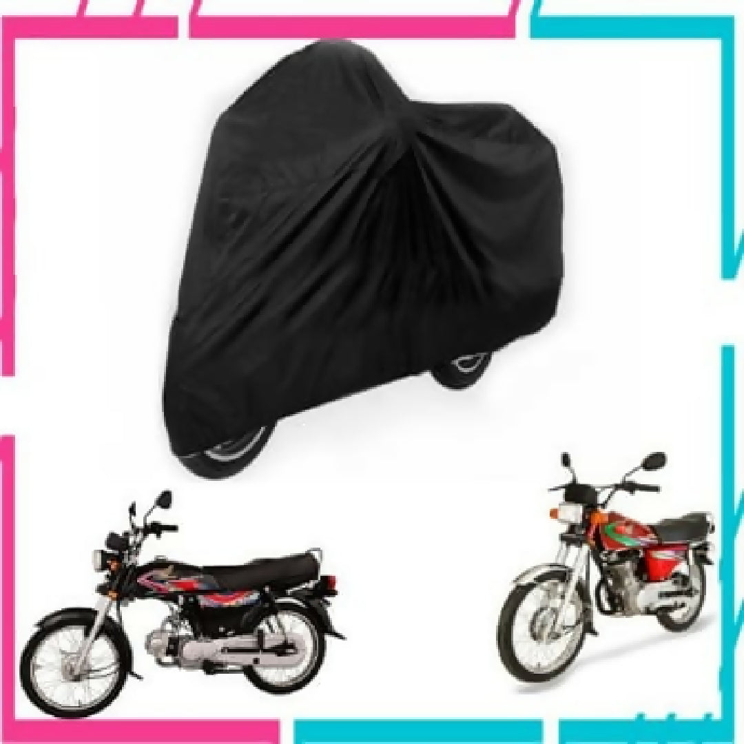 premium And High Quality Bike And Scotty Cover 100 Water Proof Universal CD70 and scotty Scratch And Rust Proof Cover Multicoloured All Sizez Here