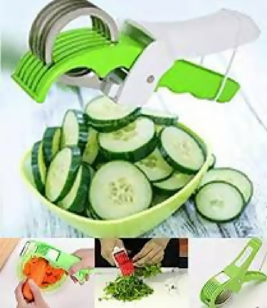 Multi Vegetable Fruit Cutter 5 Blade