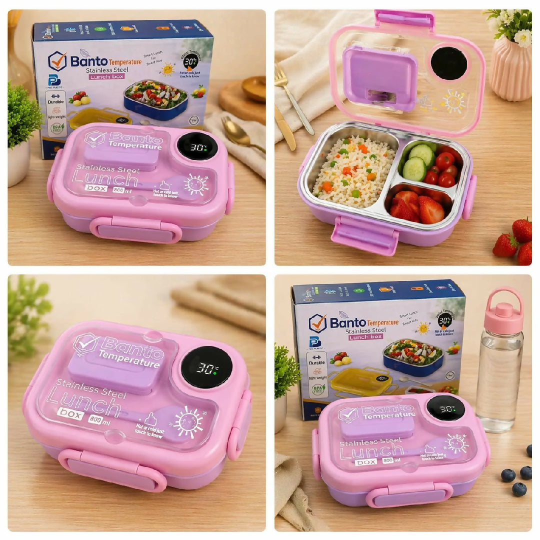Banto Temperature Stainless Steel Lunch Box 800ml Hot Cold