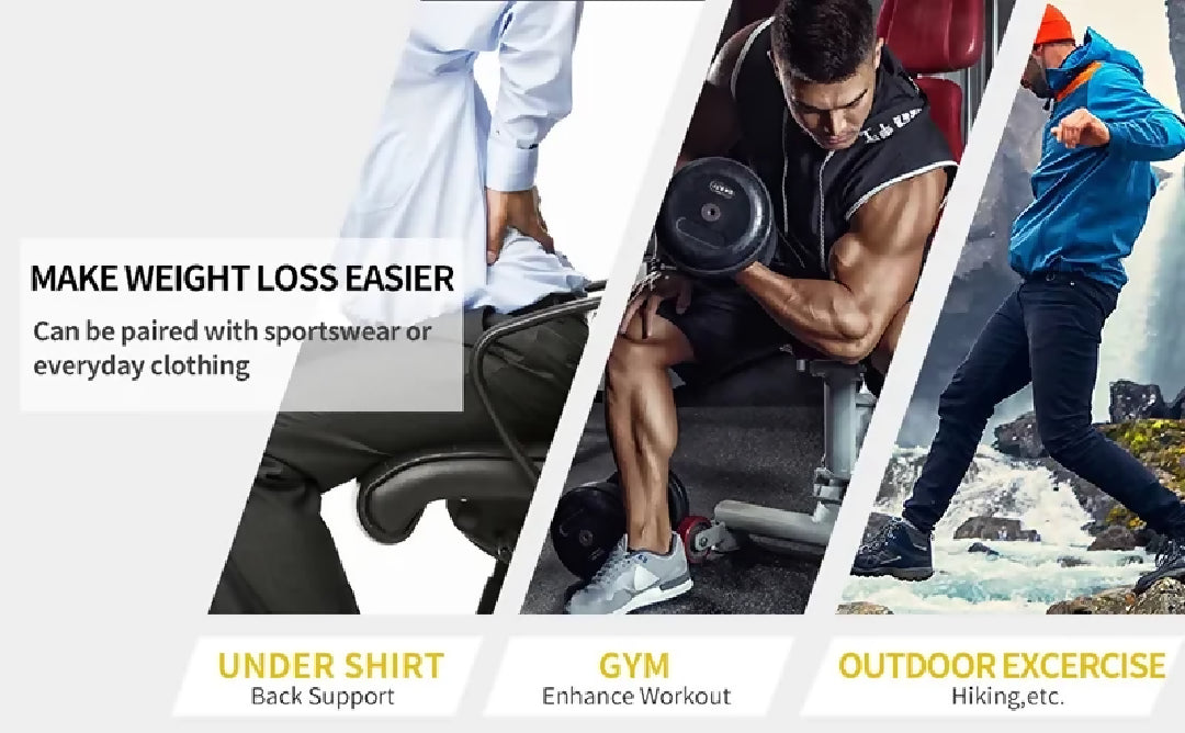 Slim n Fit Body Shaper Vest Shirt Tank Top Sleeveless Shapewear For Men Black