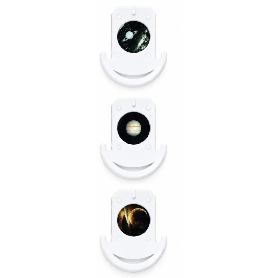Galaxy Starry Sky Lamp Box 2-in-1 Projector Night Light with 3 Projection Lenses Built-in Night Light