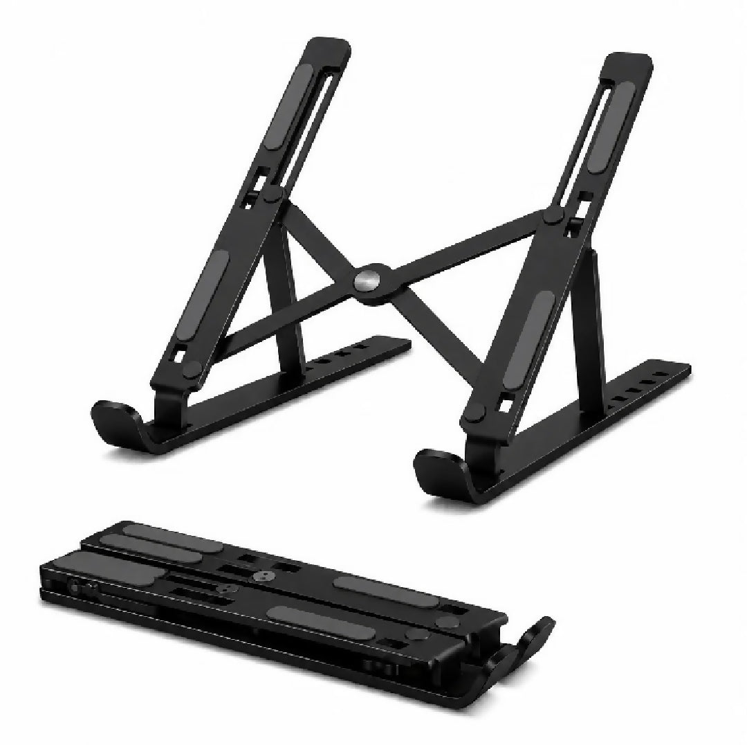 Premium Foldable Aluminum Laptop Stand Adjustable Metal Notebook Stand