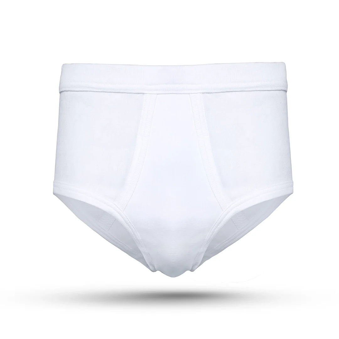 Sixer Supreme Men's Briefs - White - Pack of 3
