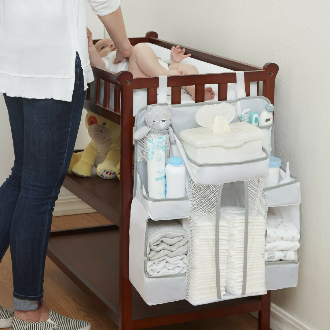 Baby Diaper Caddy and Nursery Organizer for Babys Essentials