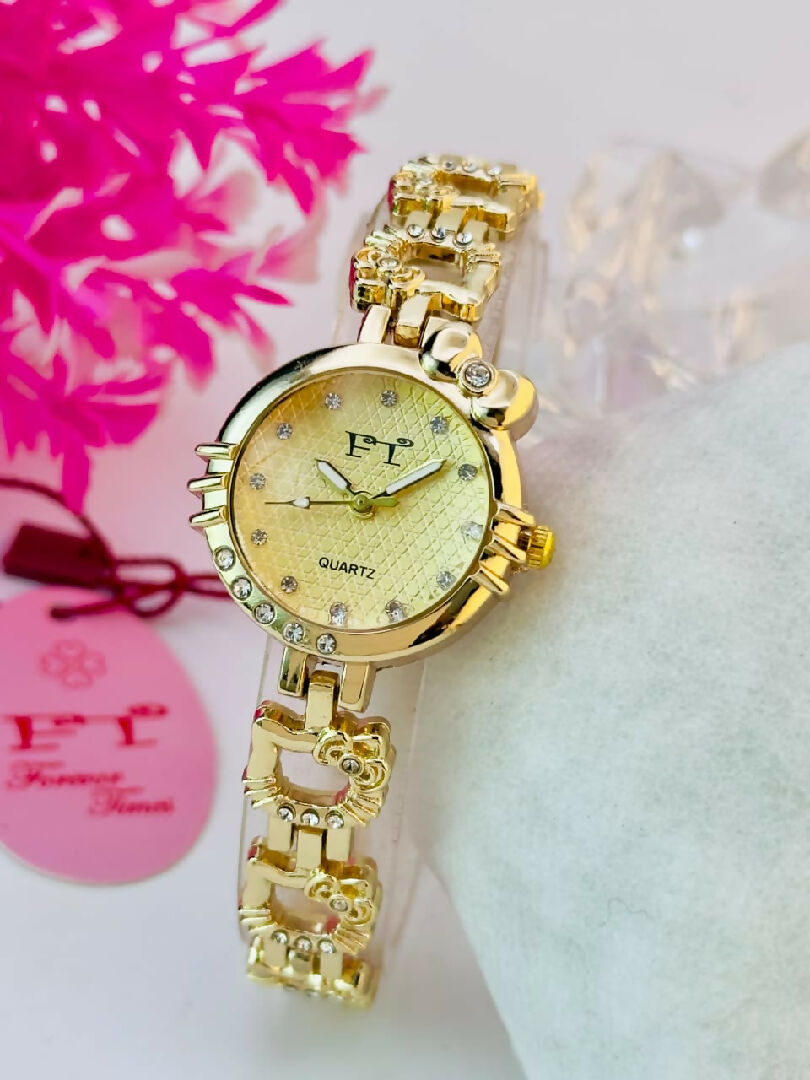 FT Crystal Bracelet Watch for Women