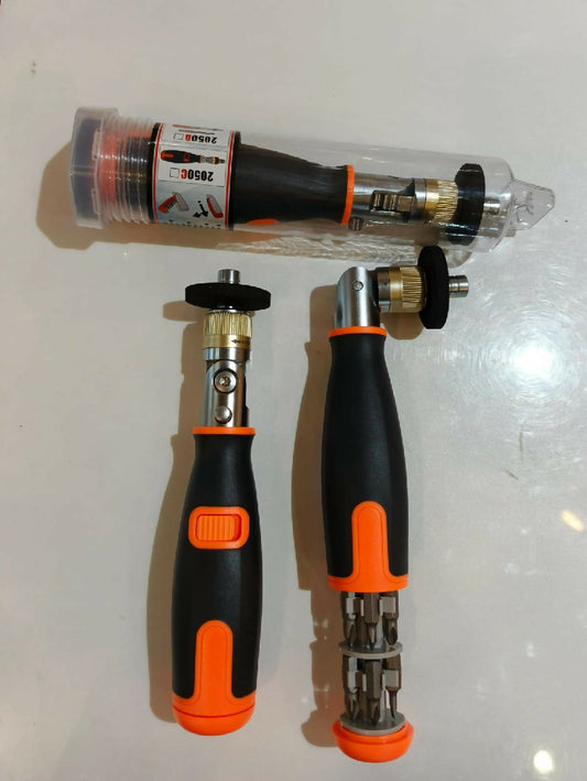 Ratchet Corner 10 in 1 Screwdriver Set New Portable Hidden Bit Combination Multifunction Screwdriver