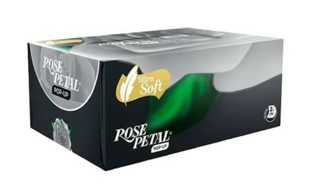 Rose Petal Pop Up Tissue Box 2ply 1 piece