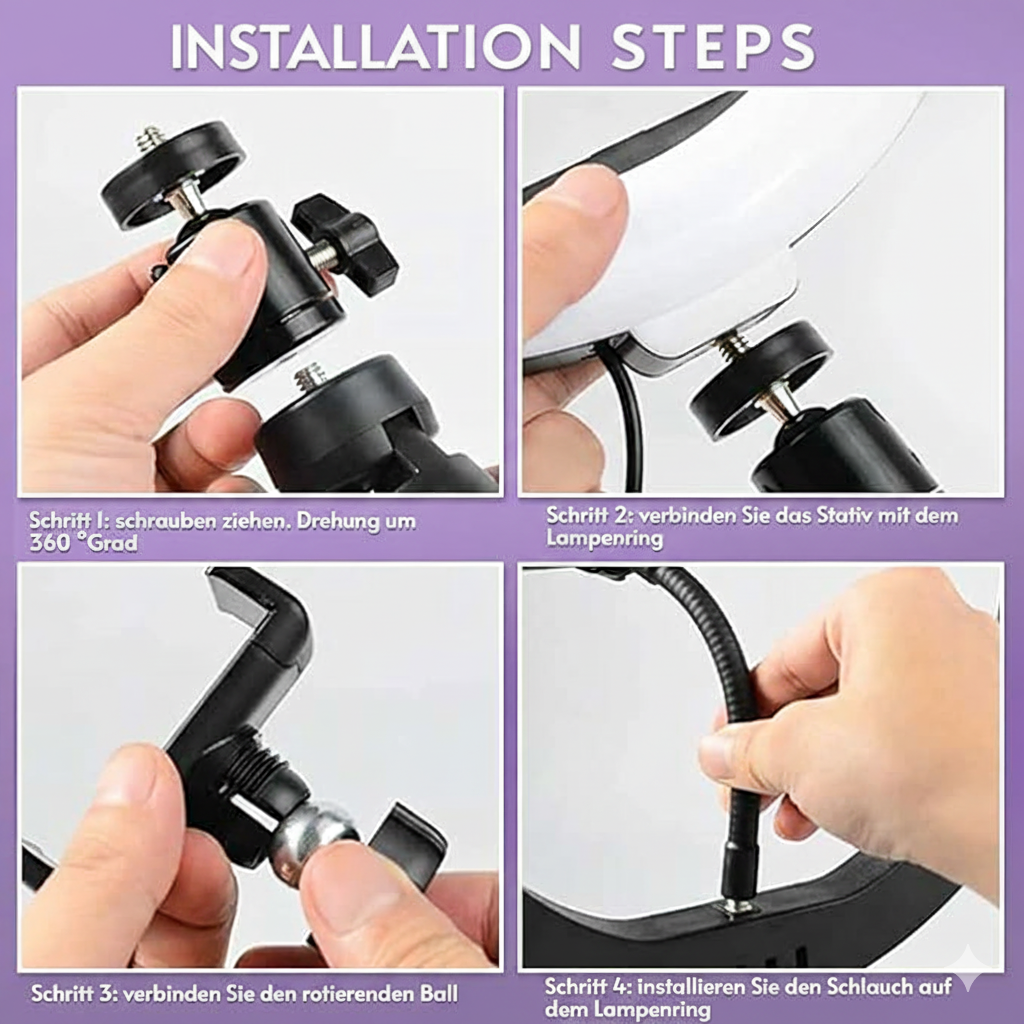 Dimmable LED Ring Light