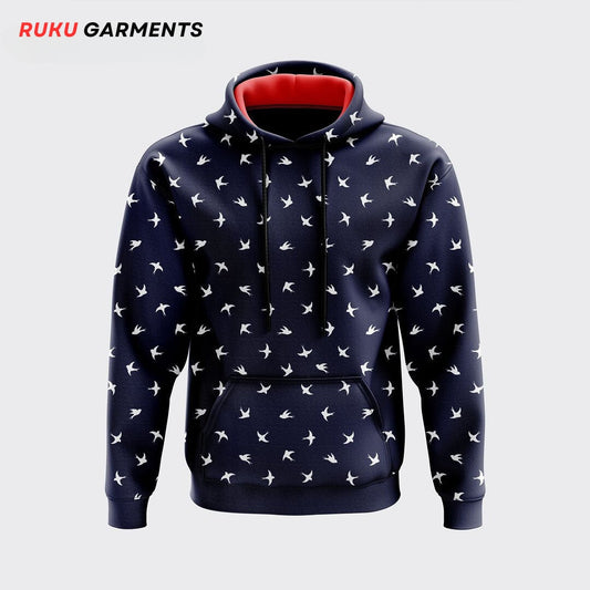 Hoodies Allover Printed Trendy for Men and Women - Ruku Garments