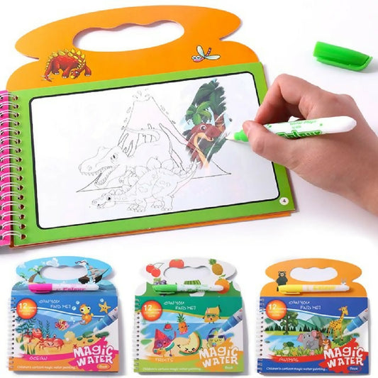 Water Paint Book Reusable Drawing New Magic Book