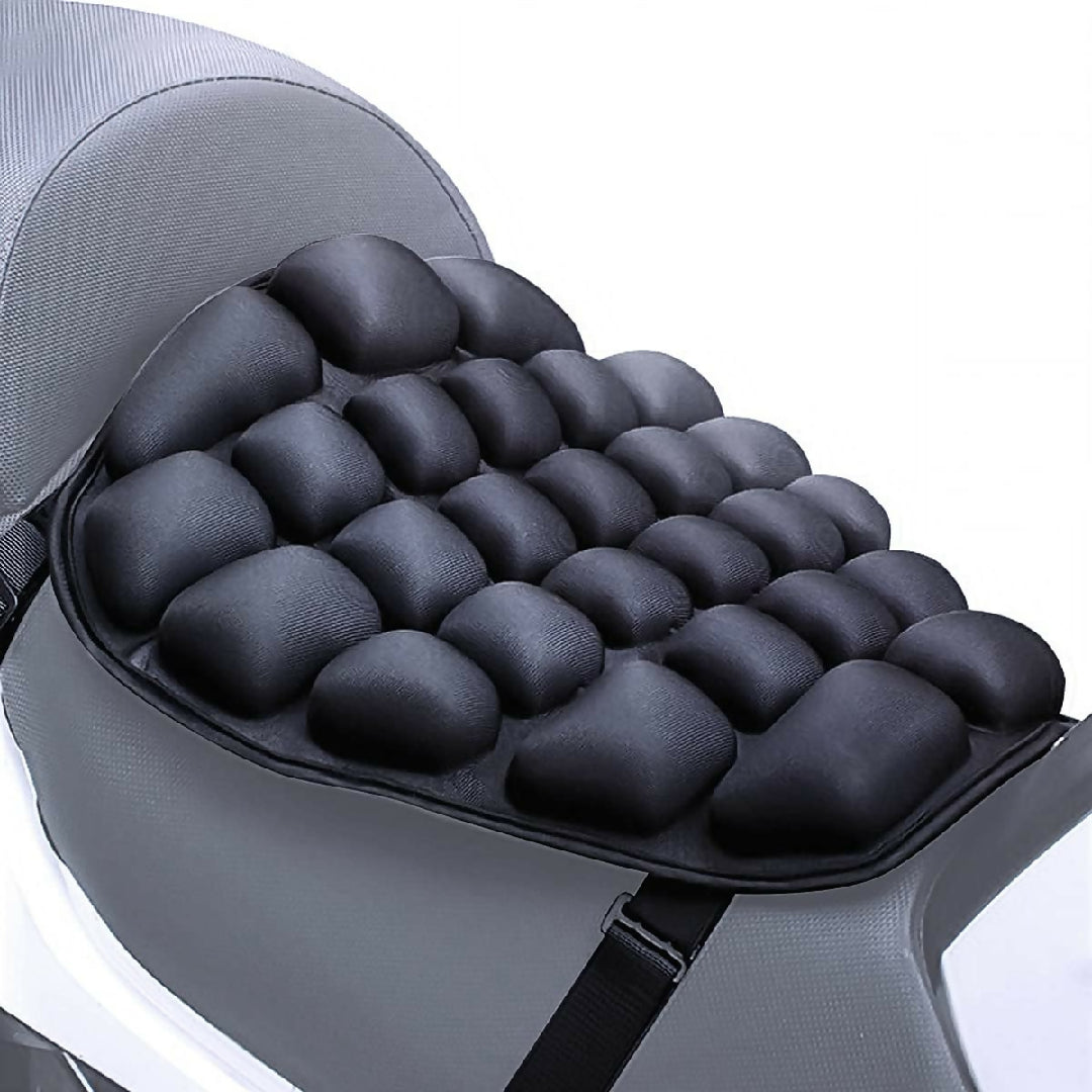 Universal Waterproof Bike and Motorcycle Seat Cushion Premium Comfortable Relaxer Seat Cover with Anti-Slip Design Shock Absorption and Weather Resistant Protection Ideal for All Bicycles Scooters and Motorcycles