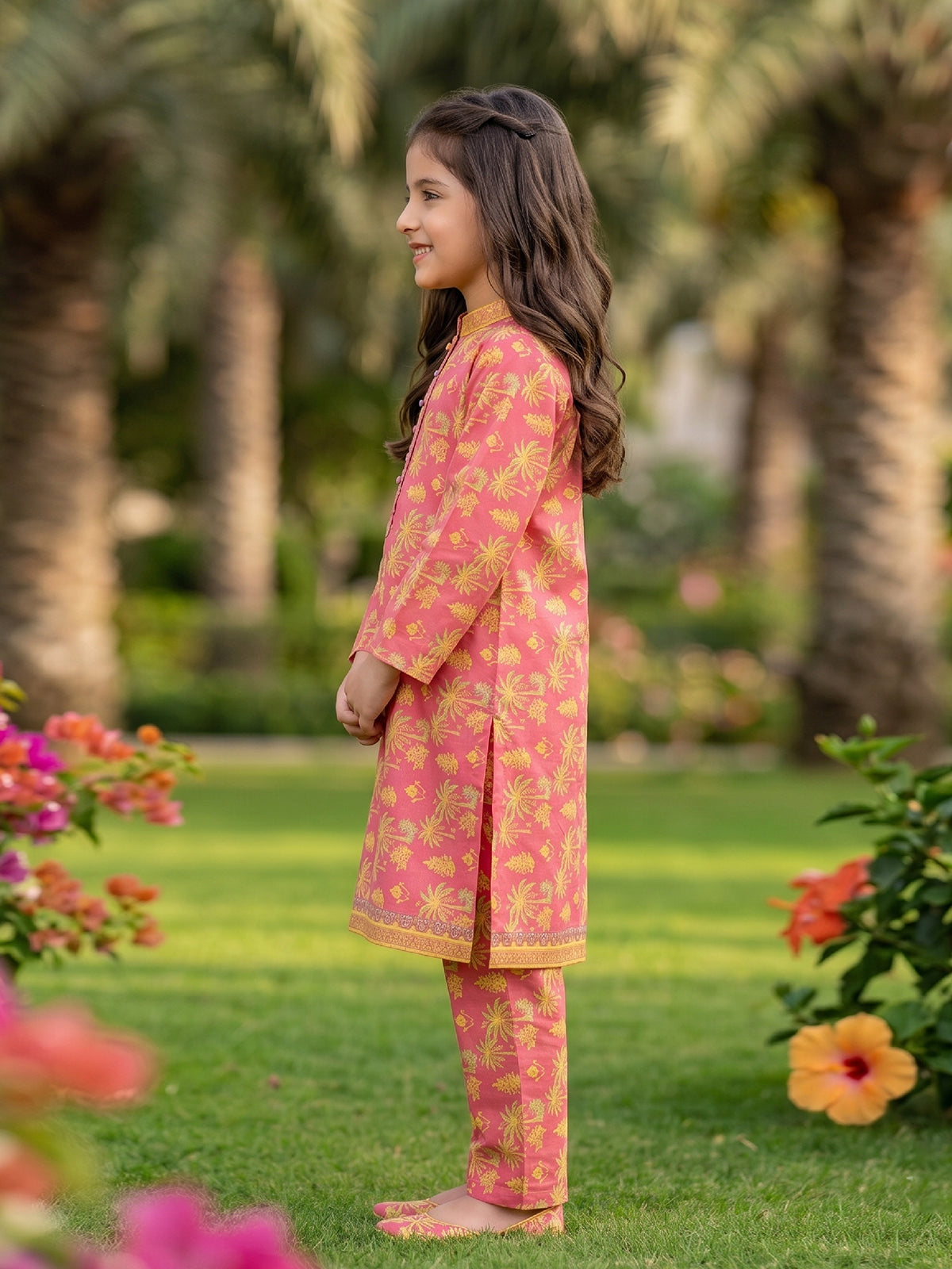RWS-0012, Warm Pink Digital Print 2 Pcs