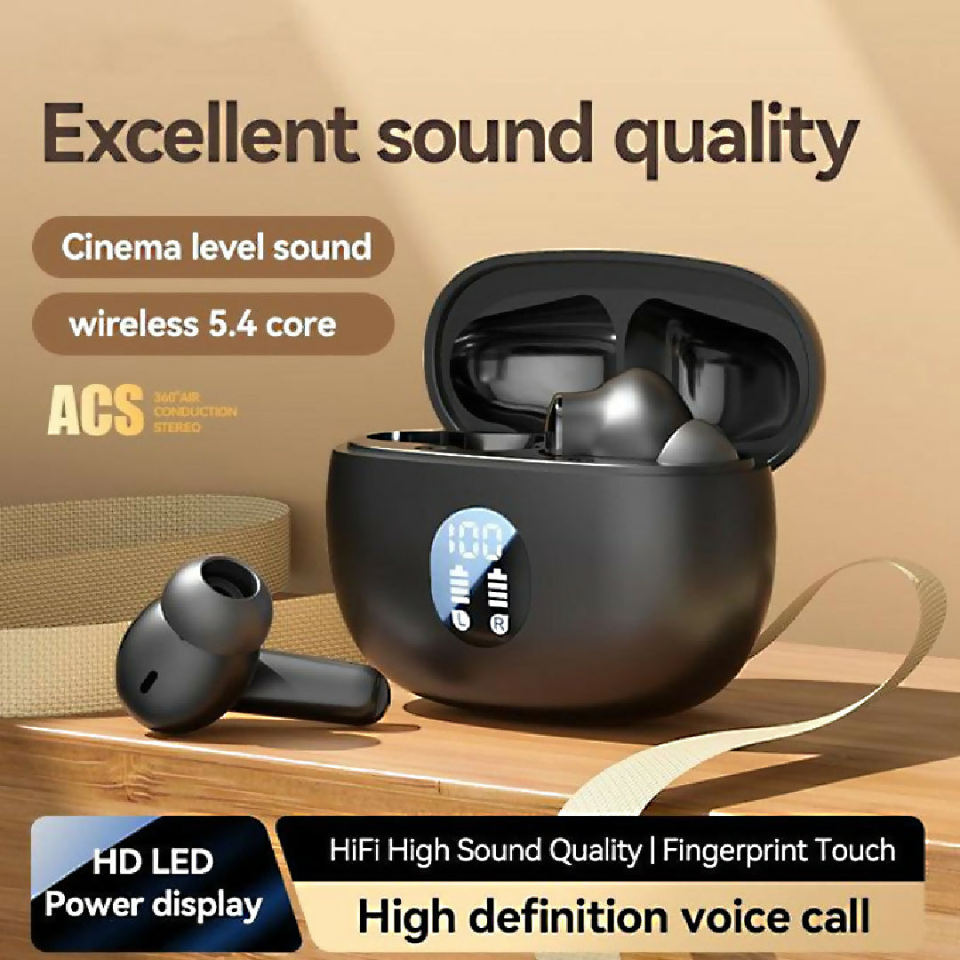 Wireless Earbuds with LED Power Display Bluetooth