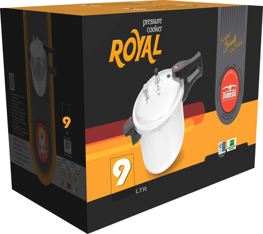 Domestic Royal Series Pressure Cooker 9 Liter