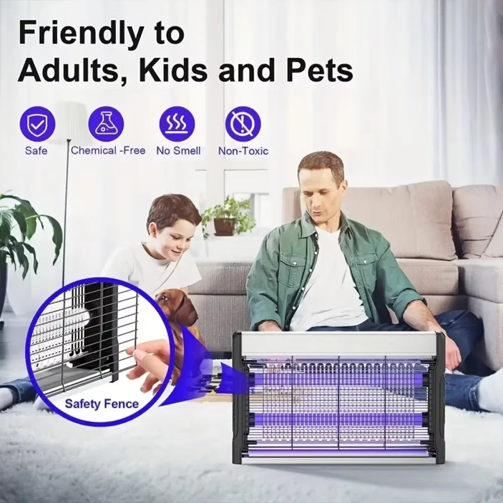 Electric UV Mosquito and Insect Killer - Silent, Safe & Chemical-Free