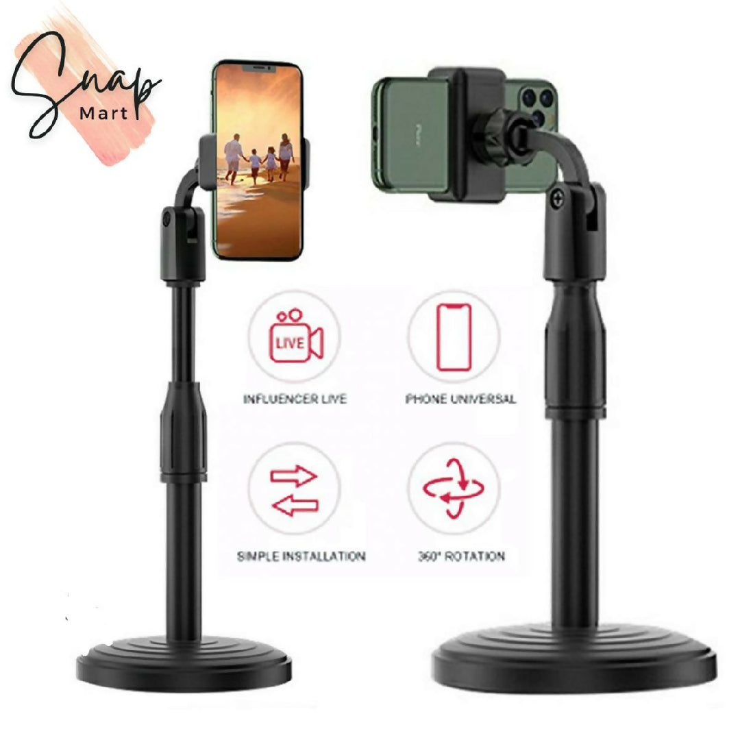 Multifunction Mobile Tripod Stand Mini Tripod Stand Mobile Holder Adjustable Height Angle Phone Holder