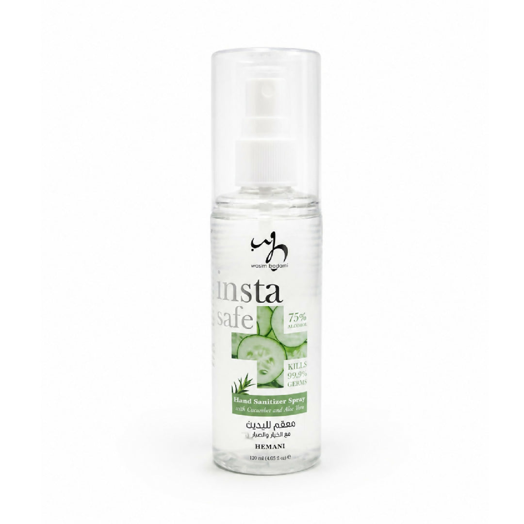 Insta Safe Hand Sanitizer Spray Cucumber and Aloe Vera